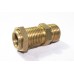 Brass Bulkhead Hex Nipple Adapter Male End